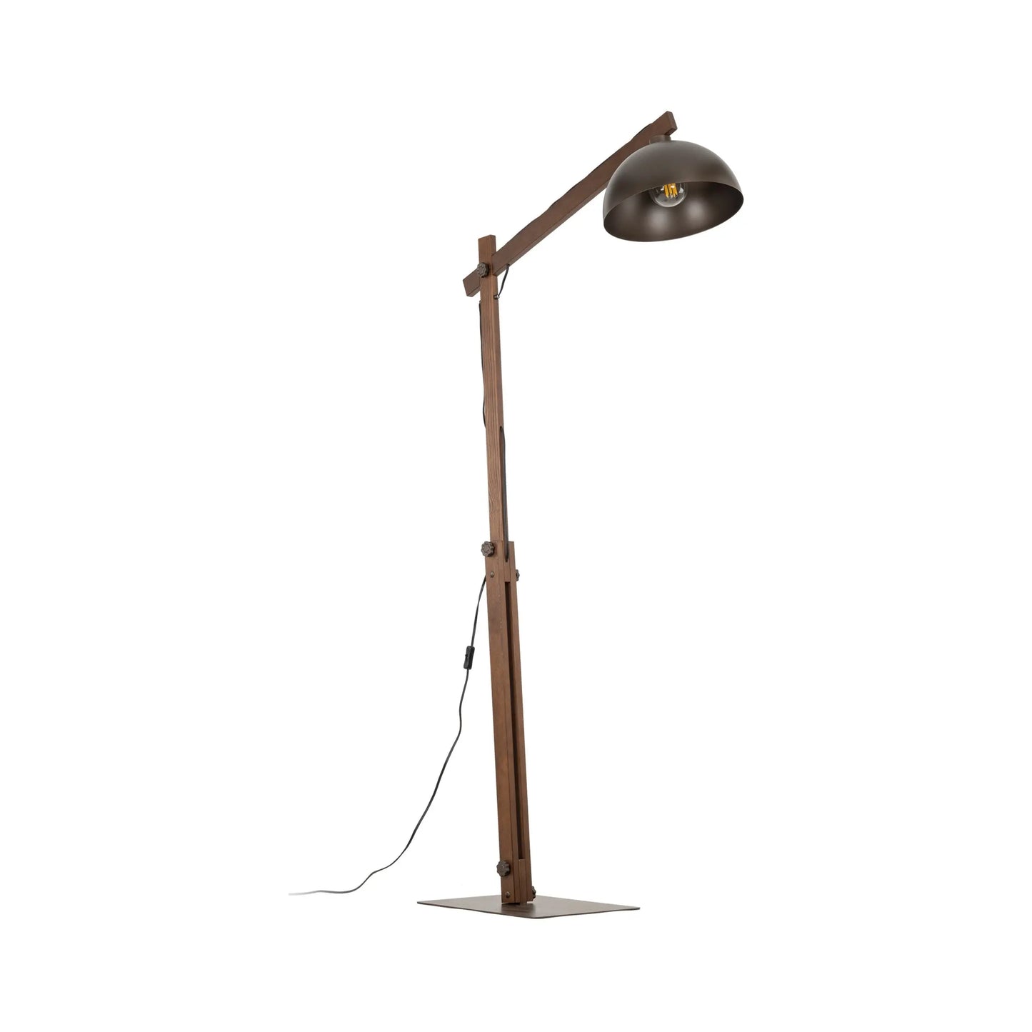 OSLO Brown Scandinavian Floor Lamp LumoCrafts