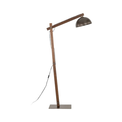 OSLO Brown Scandinavian Floor Lamp LumoCrafts