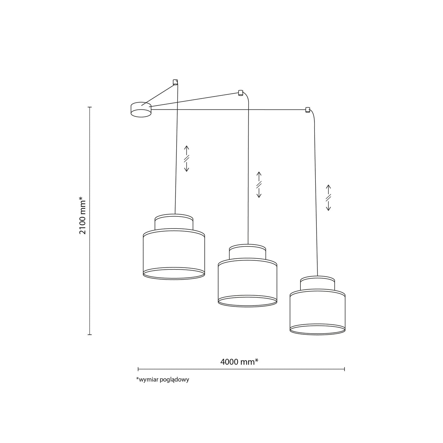 DUO White Jute Natural Suspension Light 3 LumoCrafts