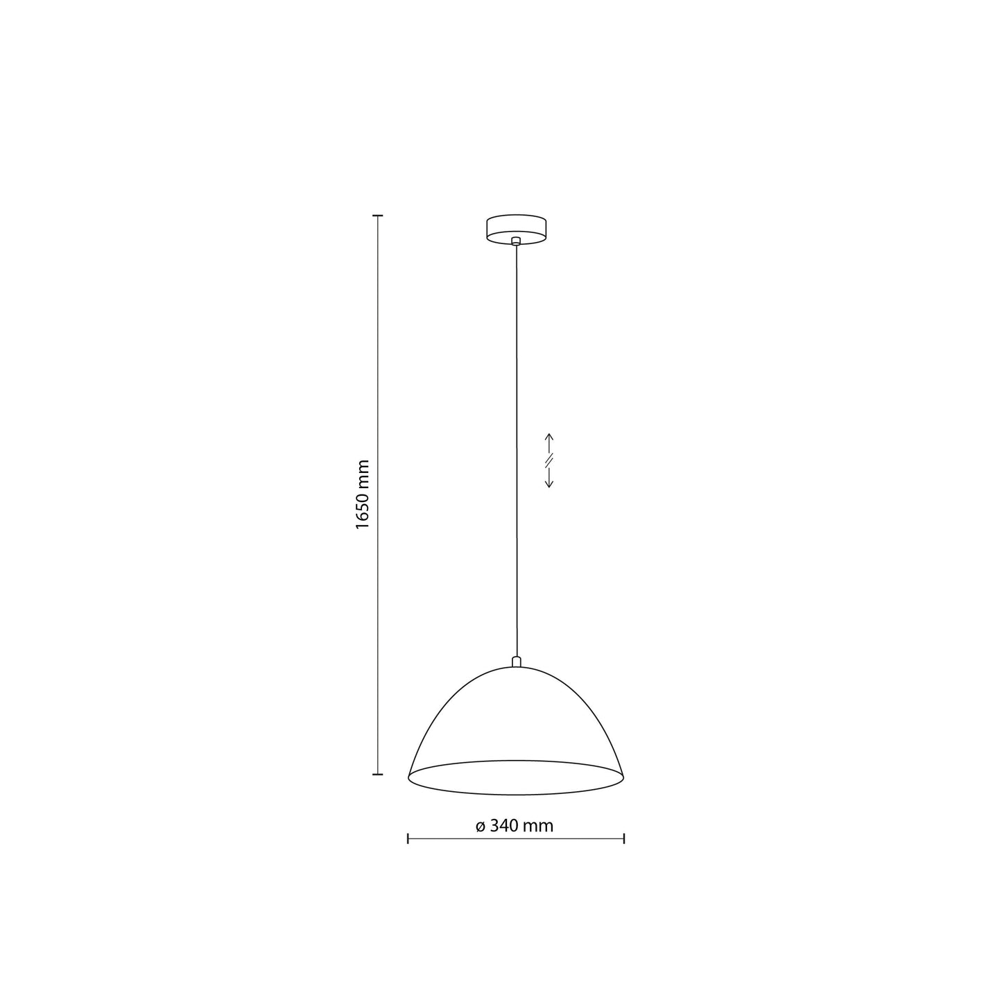 FARO Mid-Century Modern Pendant Light M