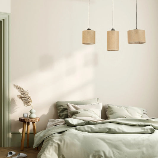 JUTE Natural Pendant  Light 3 LumoCrafts