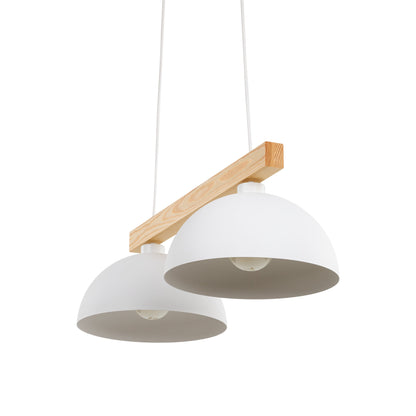 OSLO White Scandinavian Pendant Light 2