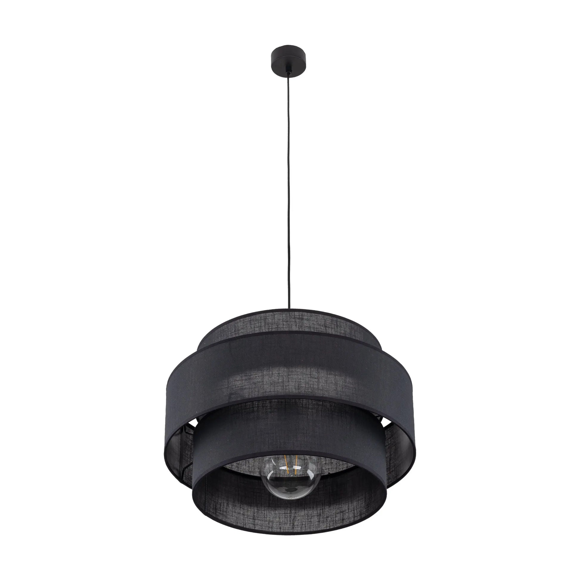 CALISTO Black Mid-Century Modern Pendant Light LumoCrafts