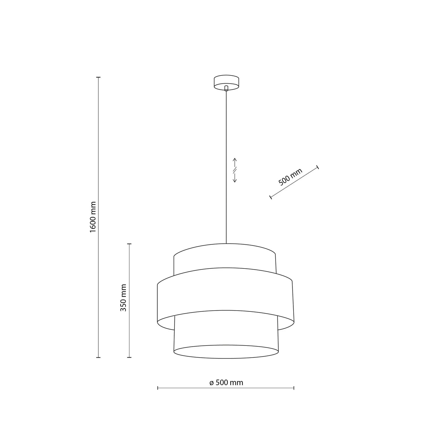 CALISTO Black Mid-Century Modern Pendant Light LumoCrafts
