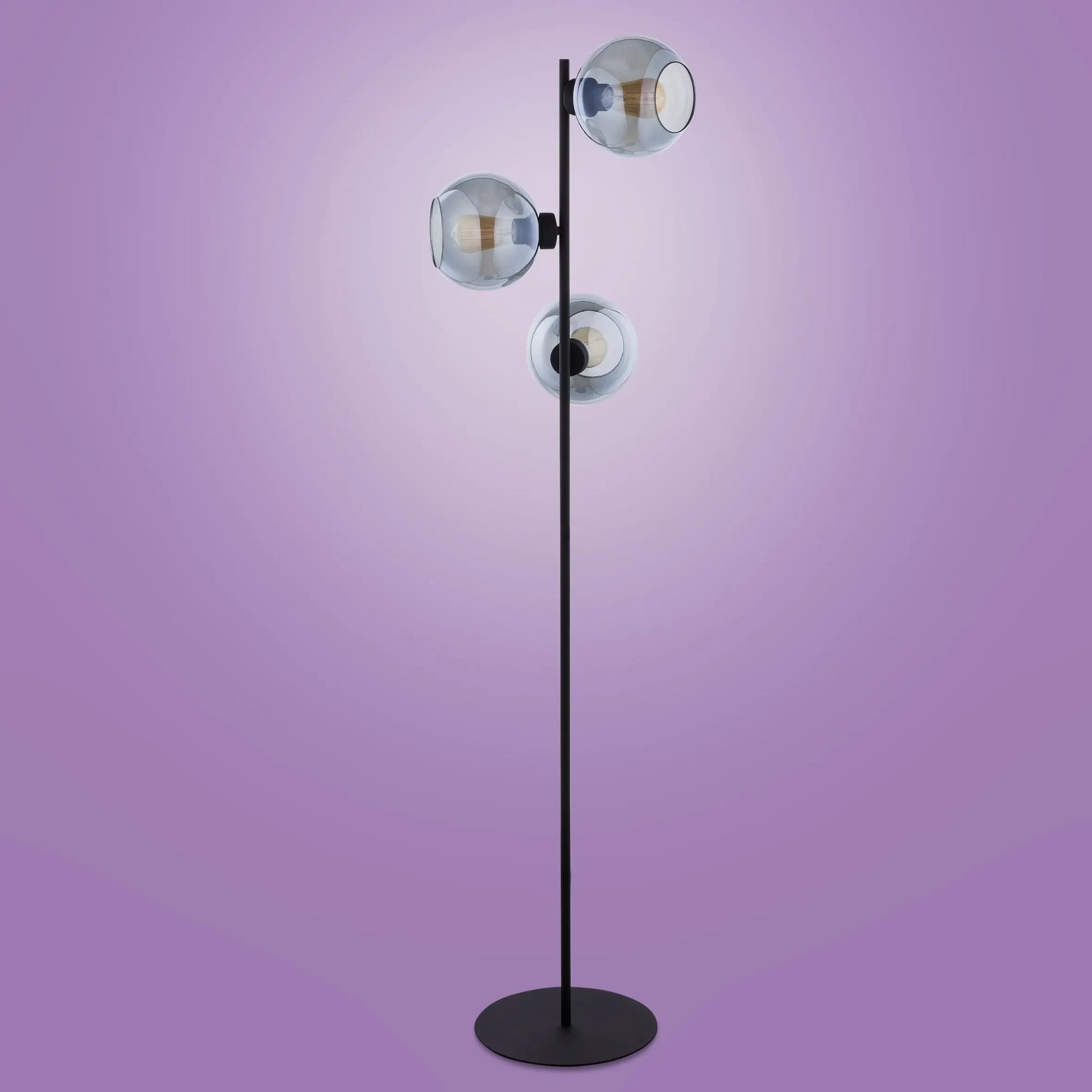 CUBUS Graphite Scandinavian Floor Lamp LumoCrafts