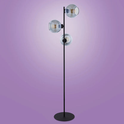 CUBUS Graphite Scandinavian Floor Lamp LumoCrafts