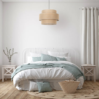 CALISTO JUTE Large  Natural Pendant Lamp LumoCrafts