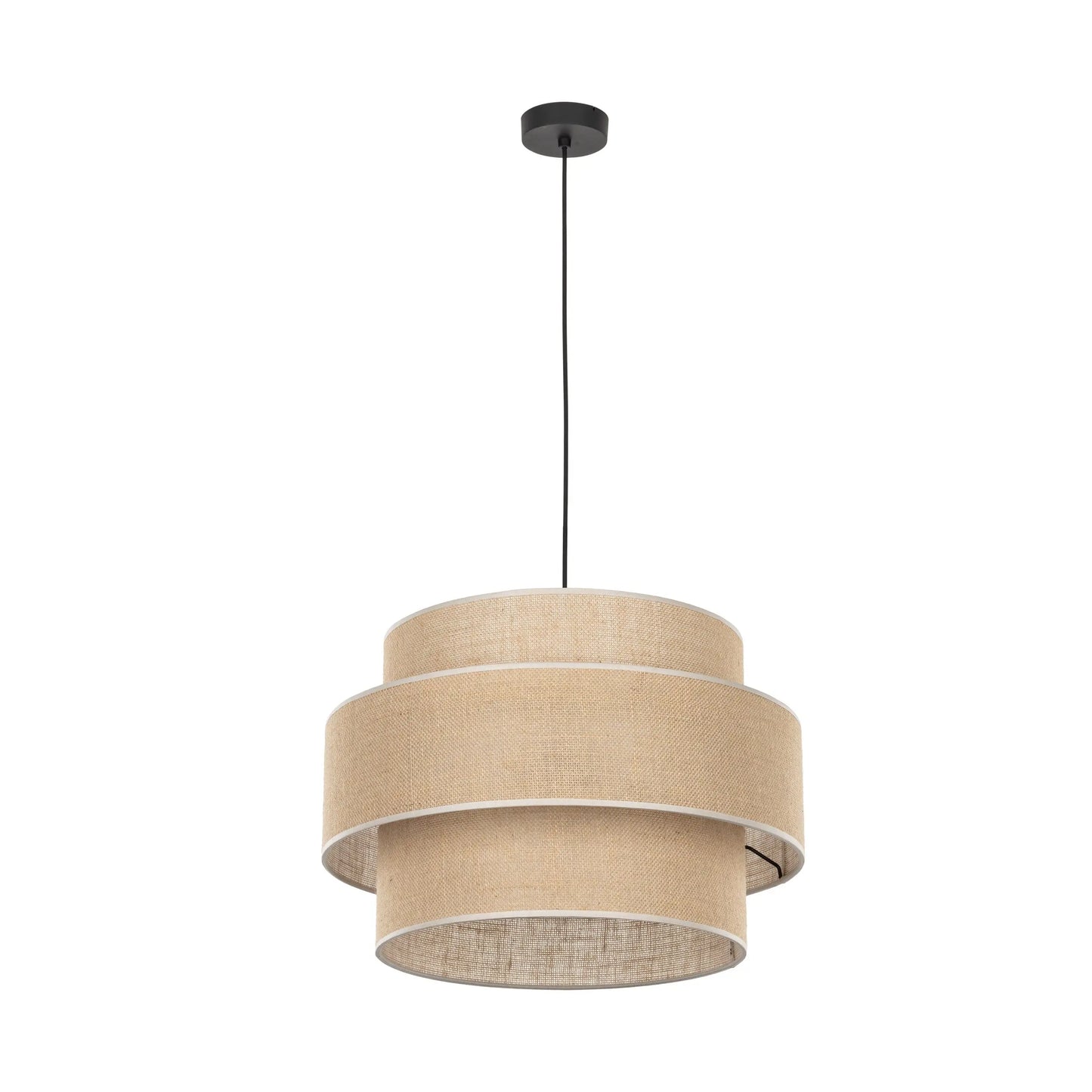 CALISTO JUTE Large  Natural Pendant Lamp LumoCrafts