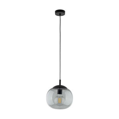 VIBE Graphite Glass Scandinavian Pendant Light LumoCrafts