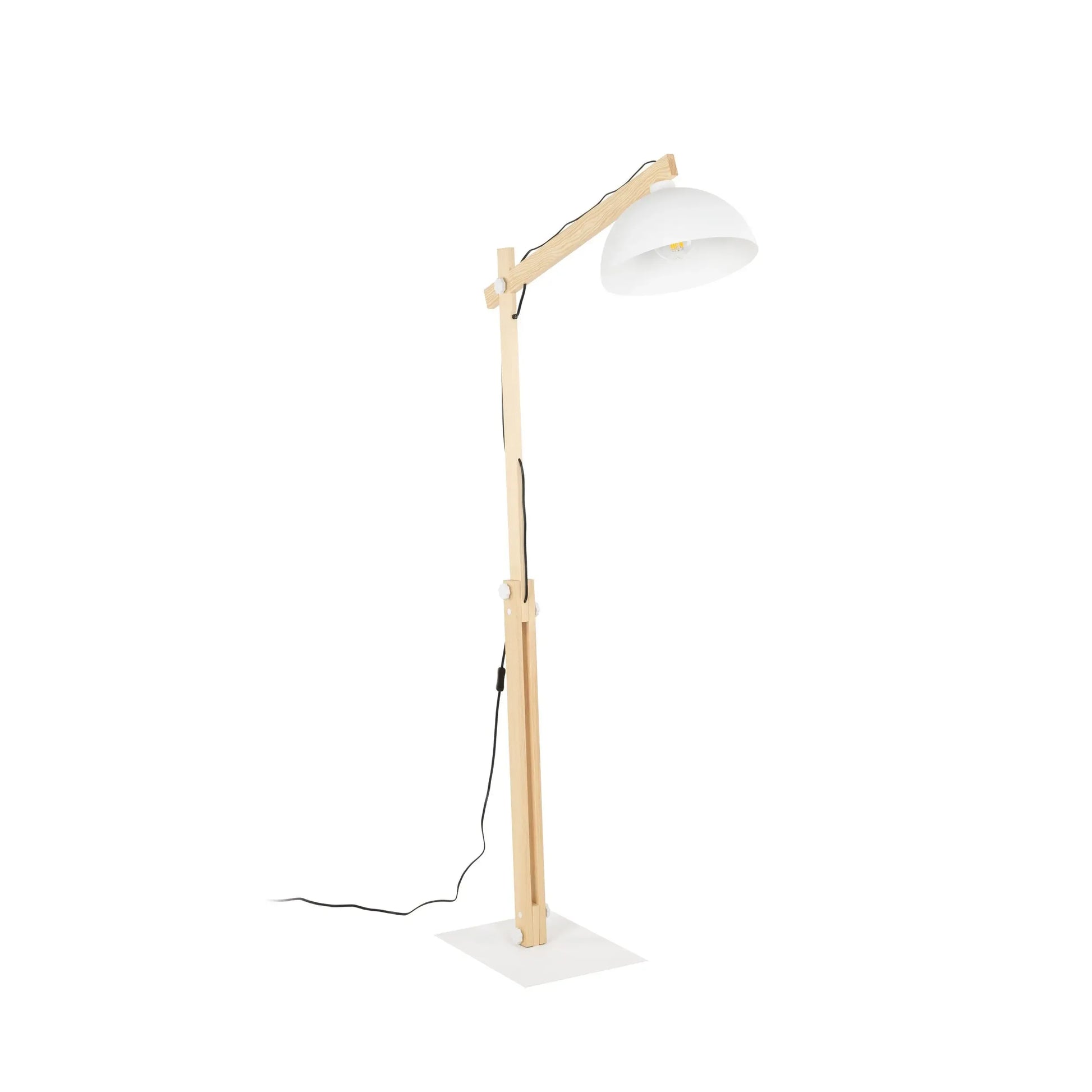 OSLO White Scandinavian Floor Lamp LumoCrafts