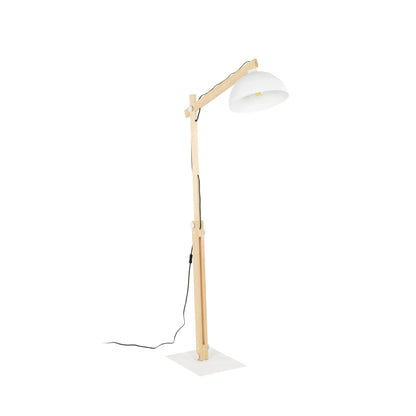 OSLO White Scandinavian Floor Lamp LumoCrafts
