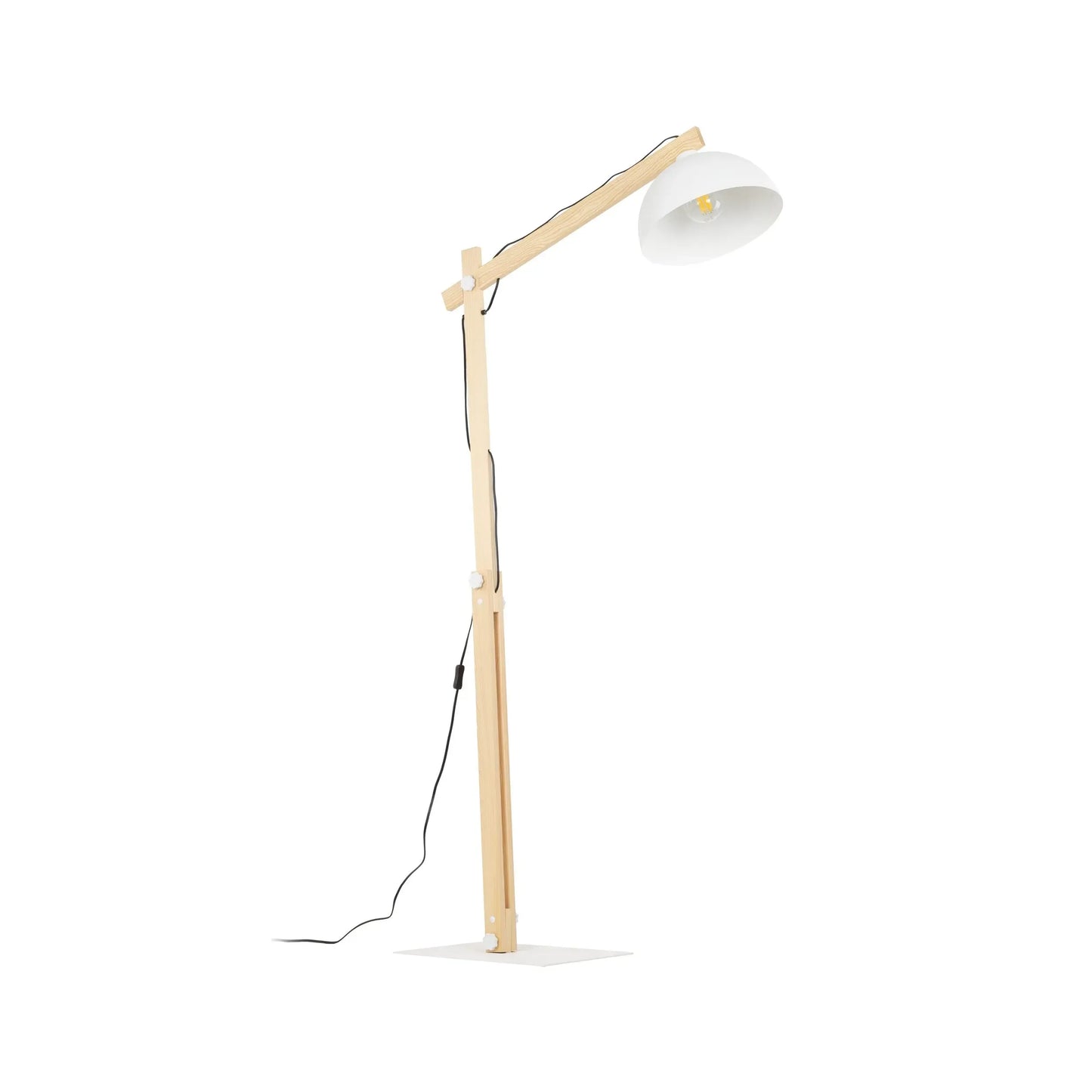 OSLO White Scandinavian Floor Lamp LumoCrafts