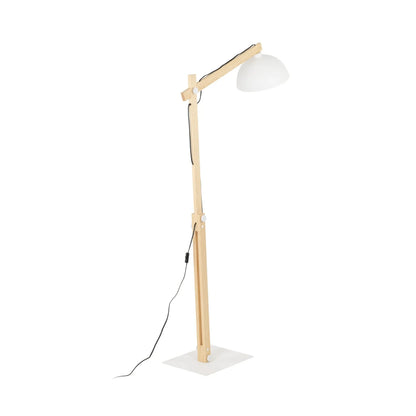 OSLO White Scandinavian Floor Lamp LumoCrafts
