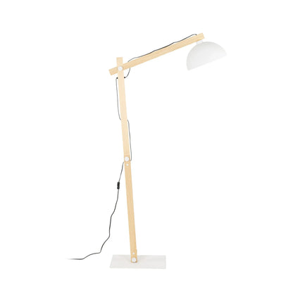 OSLO White Scandinavian Floor Lamp LumoCrafts