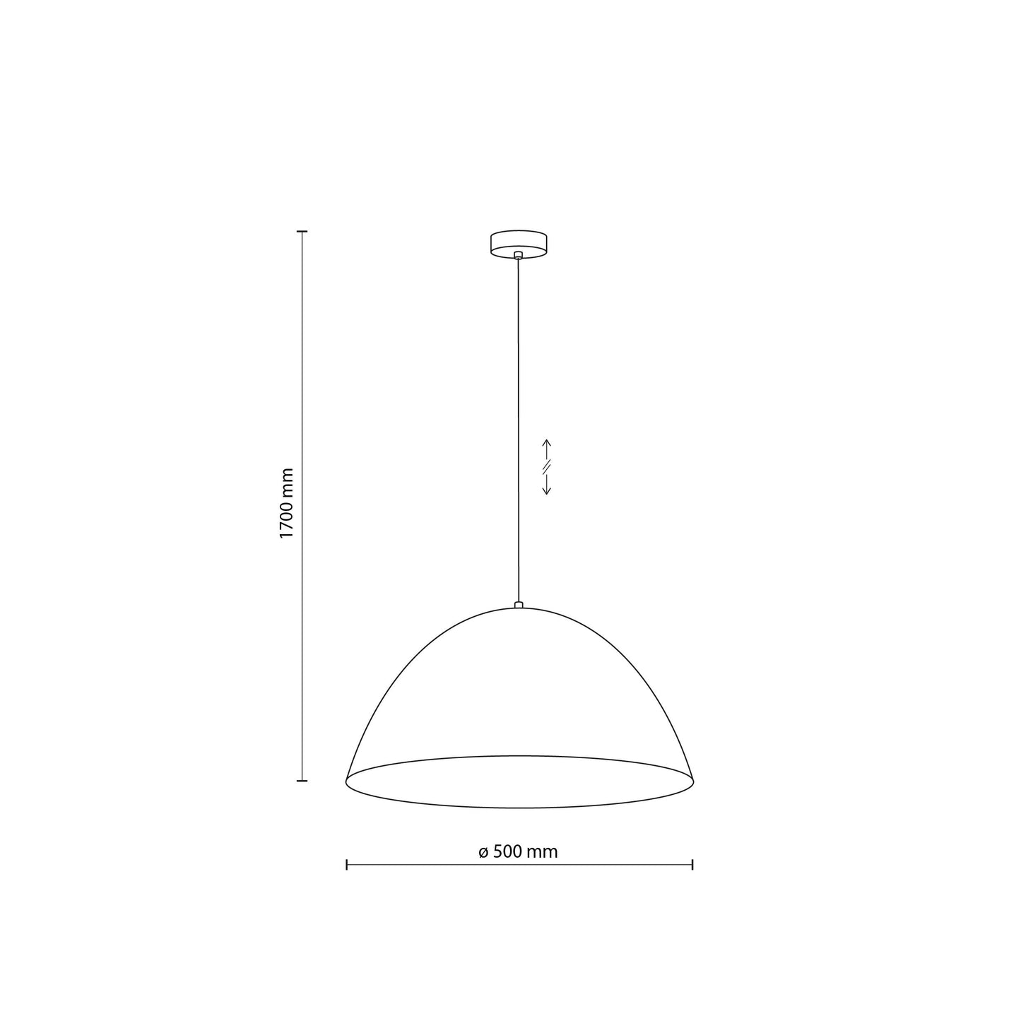 FARO Mid-Century Modern Pendant Light L