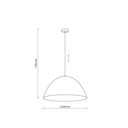 FARO Mid-Century Modern Pendant Light L