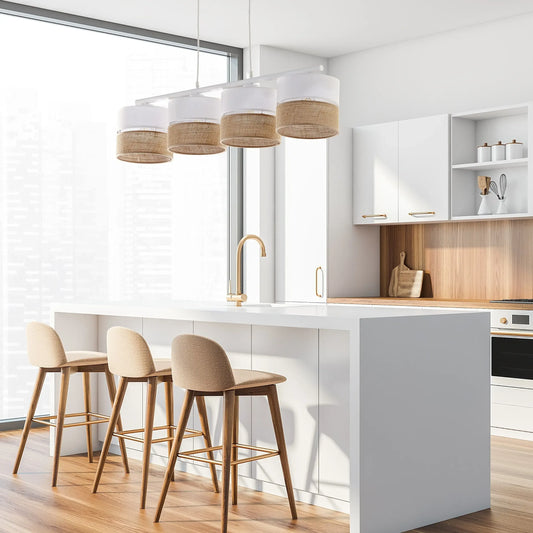 LINOBIANCO Natural  Pendant  Light 4 LumoCrafts