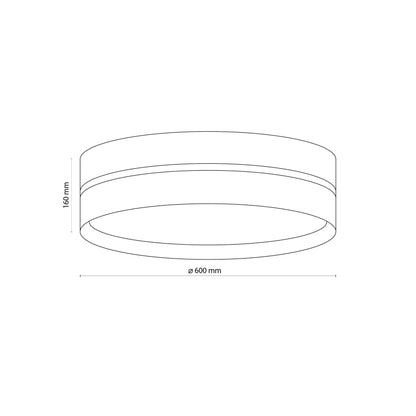LINOBIANCO Natural Flush Mount  Light LumoCrafts