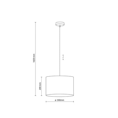 JUTE Natural Pendant Light