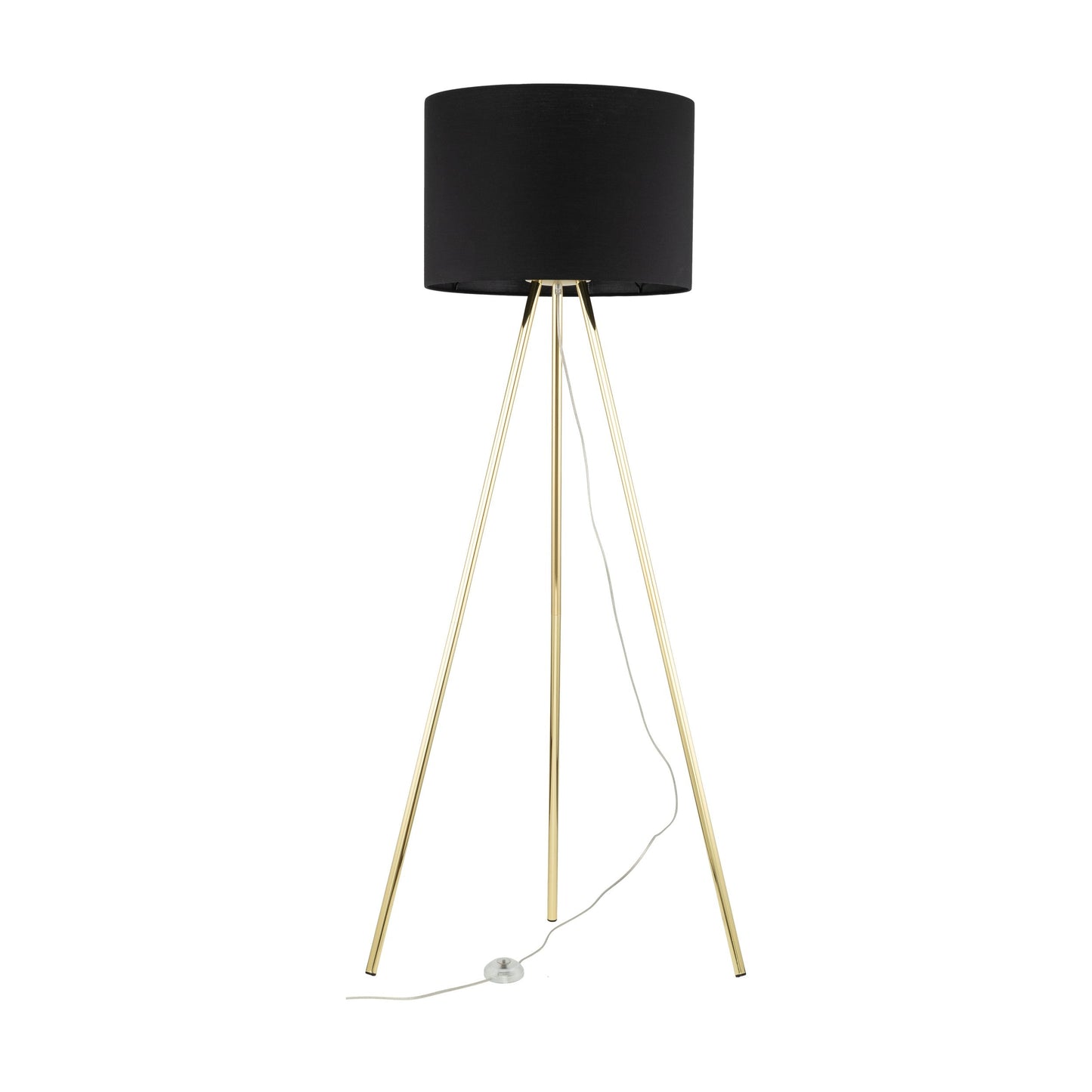 UMBERTO Black Modern  Floor Lamp
