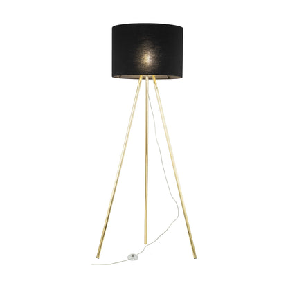 UMBERTO Black Modern  Floor Lamp