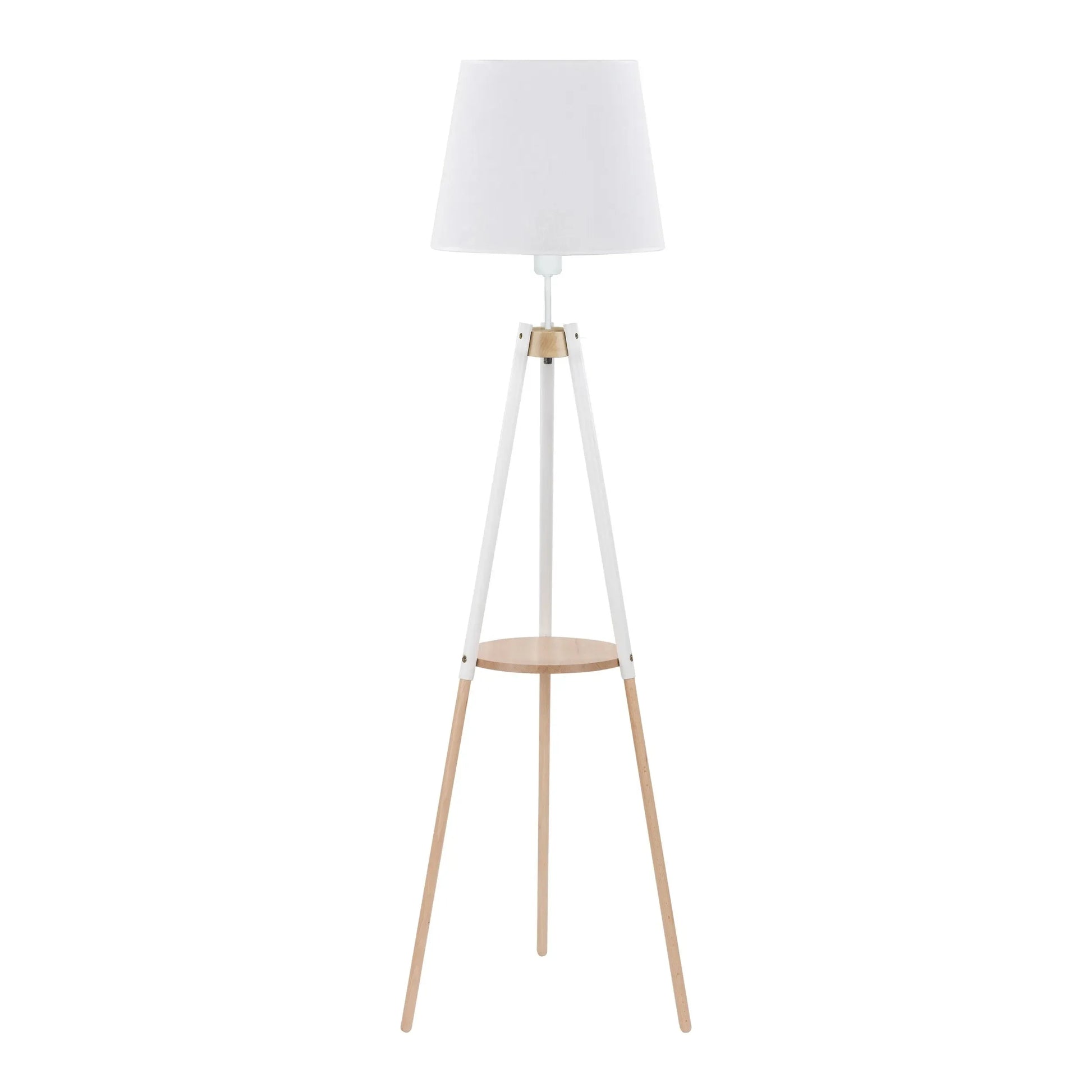 VAIO White Tray Table Floor Lamp LumoCrafts