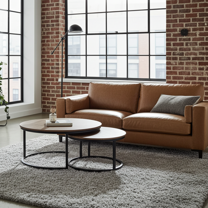 Acacia Wood Nesting Coffee Tables (Natural)