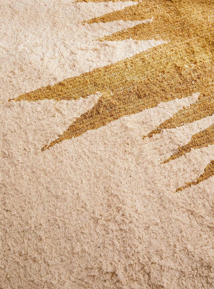 Apache rug made of organic cotton, handmade