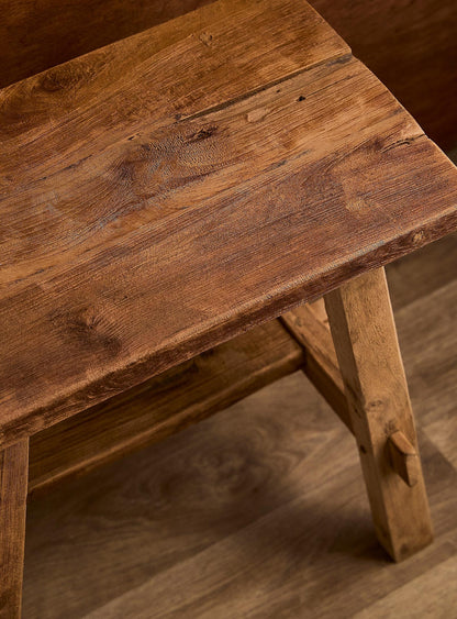 Tabouret vintage en teck