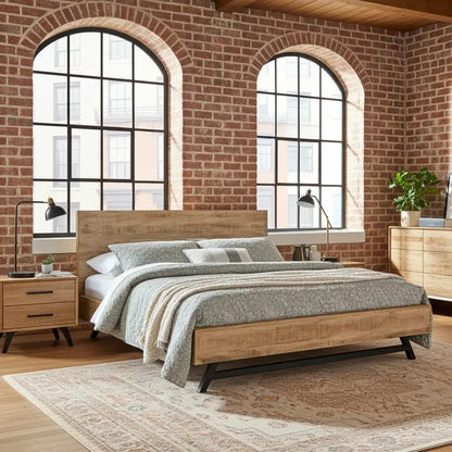 Cadre de Lit King en bois massif de Manguier Vindus Furniture