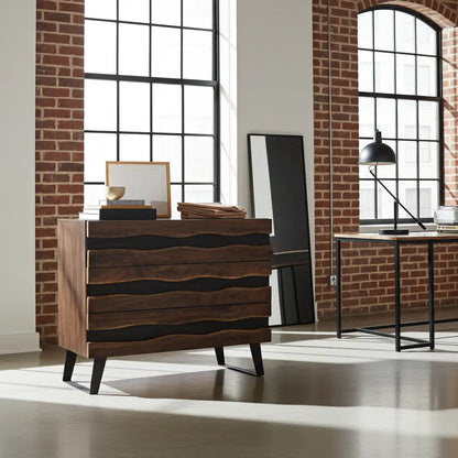 Commode Wiamea en bois d'acacia