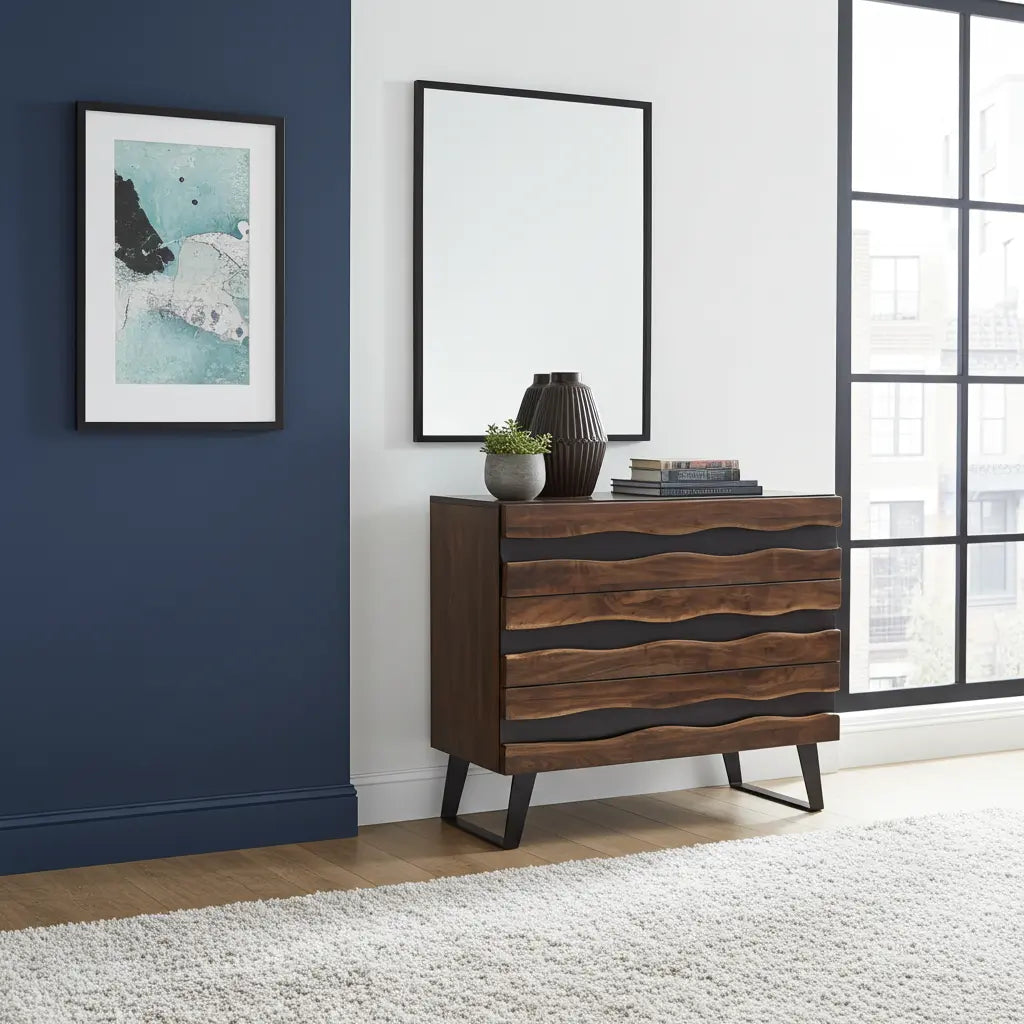 Commode Wiamea en bois d'acacia