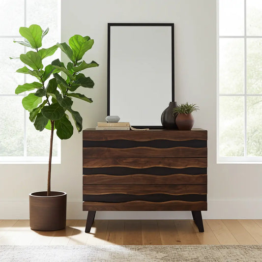 Commode Wiamea en bois d'acacia
