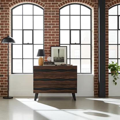Commode Wiamea en bois d'acacia