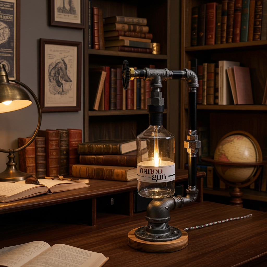 Retro Romeo style lamp