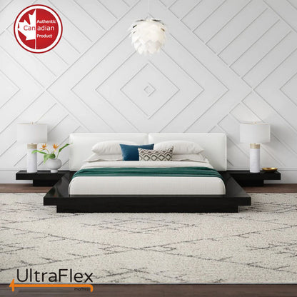 UltraFlex DELIGHT- Advanced Orthopedic Support, High-Density Pressure Relief Foam, Multiple Posture Support, Motion Transfer Pockets, CoolGel (Made in Canada) - With Waterproof Mattress Protector 