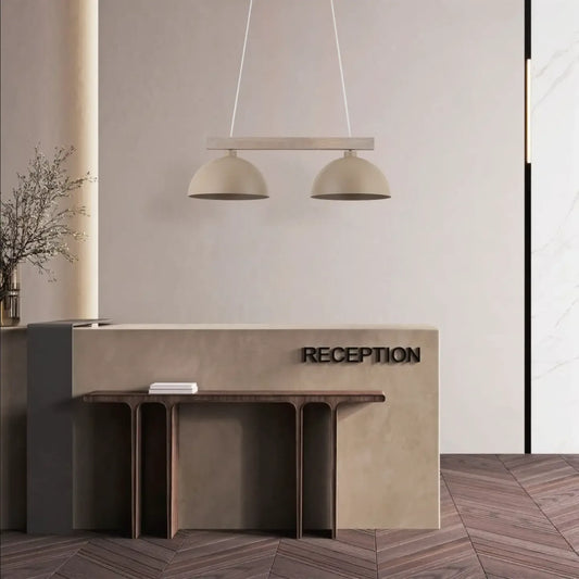OSLO Beige Scandinavian  Pendant Light 2 LumoCrafts