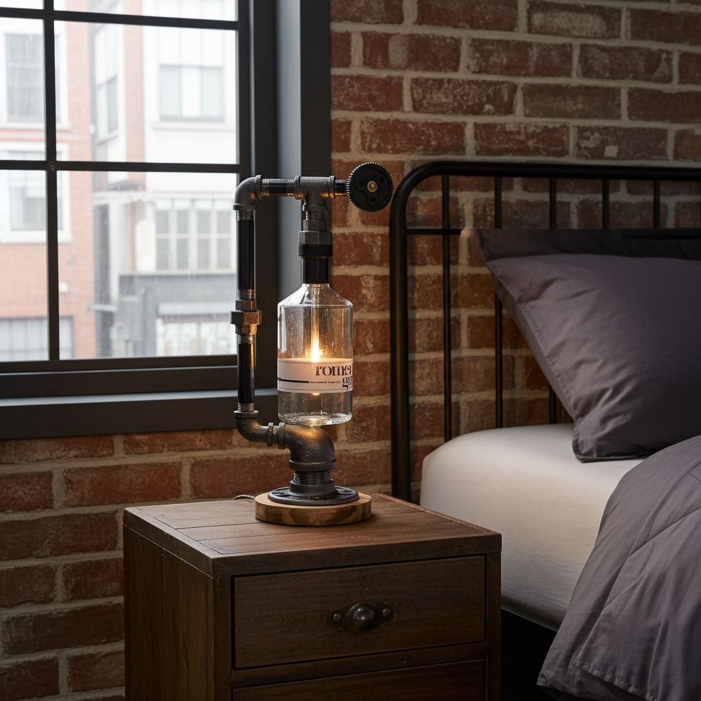 Retro Romeo style lamp