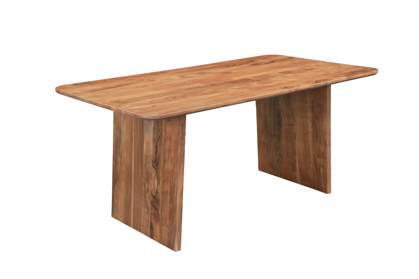 Table à Dîner en Acacia et Métal