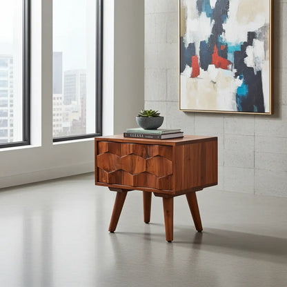 Table de Chevet Zaya en Acacia