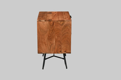 Table de chevet en acacia massif