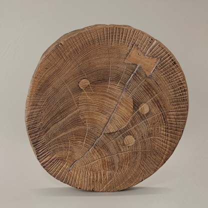 ELLA Solid Teak Side Table, Natural