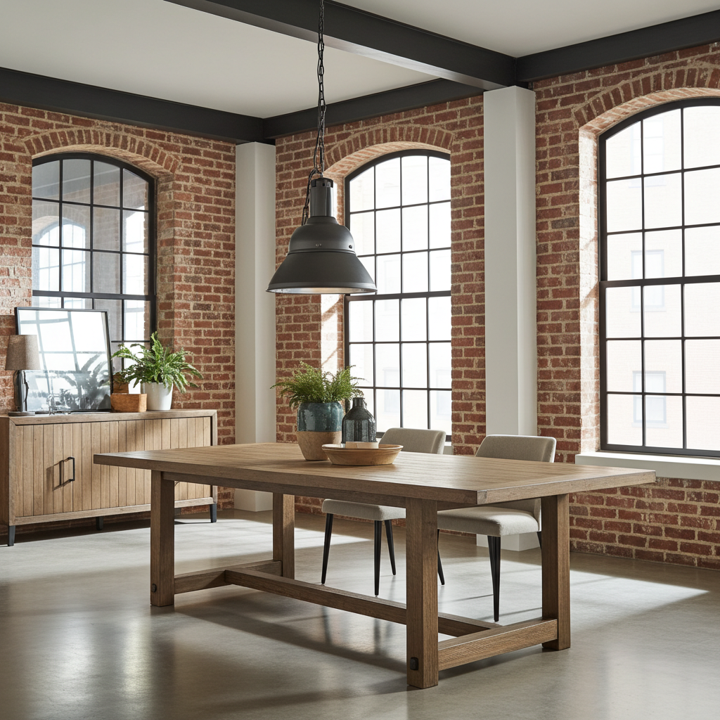 Black factory style pendant light